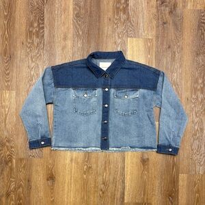 Thread & Supply Light Blue Denim Label Detail